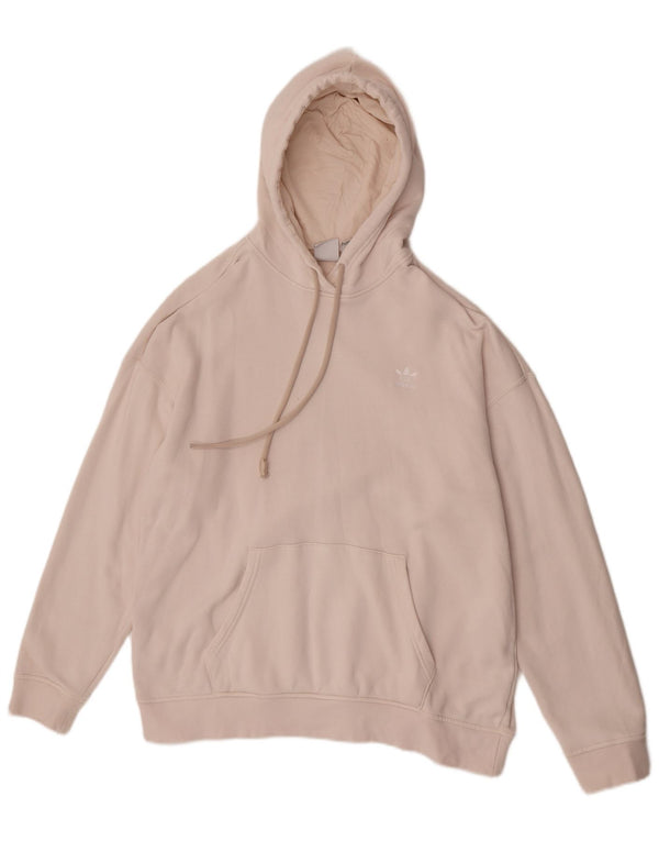 Adidas Γυναικείο Hoodie Jumper UK 14 Medium Beige βαμβακερό