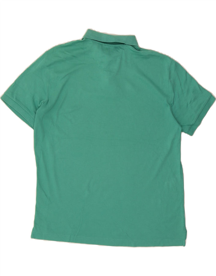 NAUTICA Mens Polo Shirt Large Green Cotton Vintage Nautica and Second-Hand Nautica from Messina Hembry 