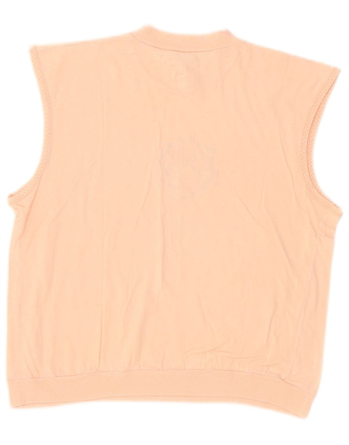 Vintage γυναικείο γιλέκο UK 14 Medium Pink