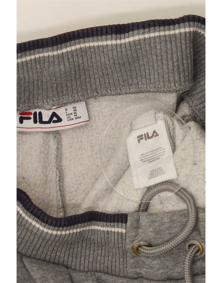 Ανδρική αθλητική φόρμα Fila Παντελόνι Μεσαίο Γκρι Βαμβακερό