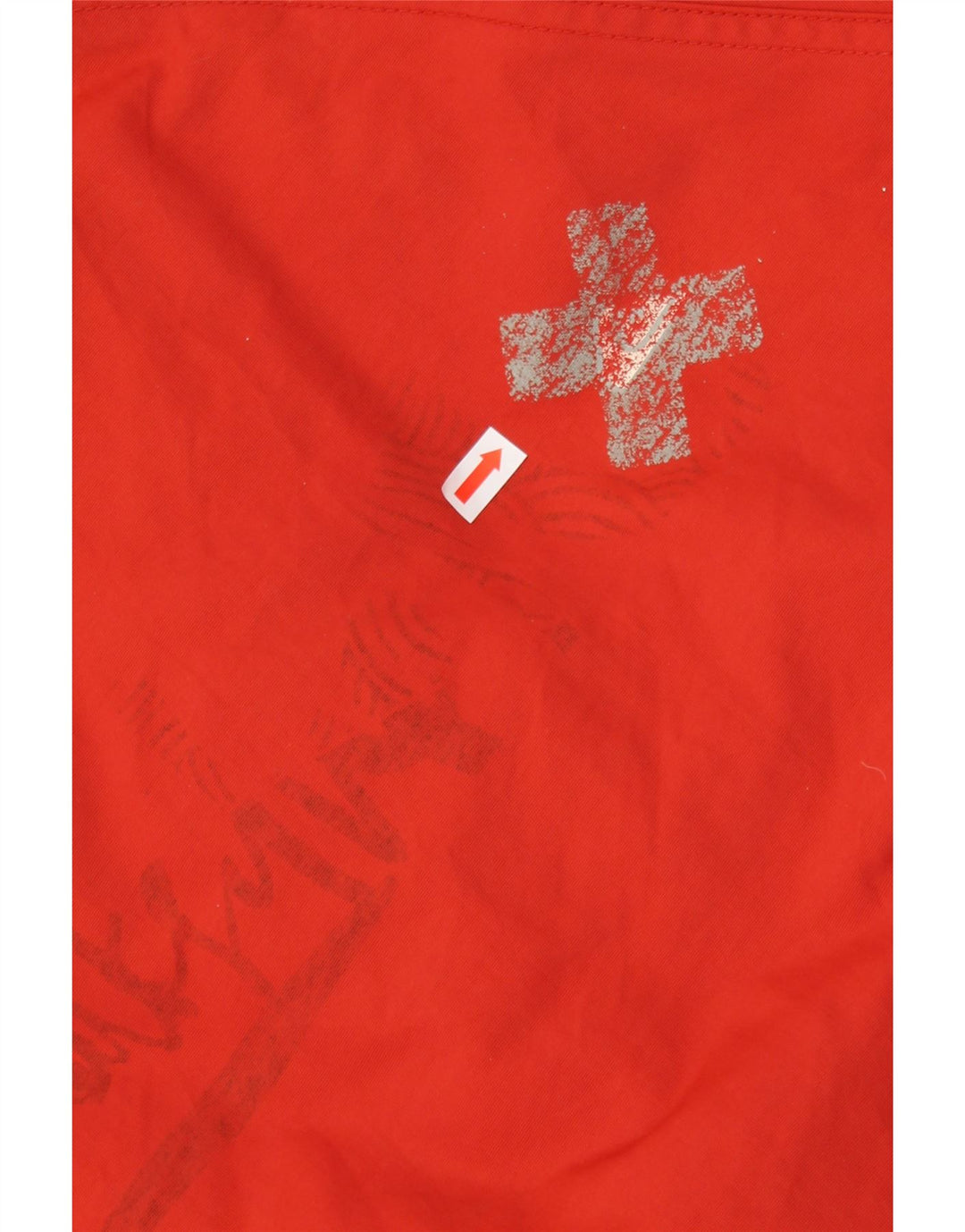 QUIKSILVER Girls Hooded Windbreaker Jacket 13-14 Years Red Polyamide