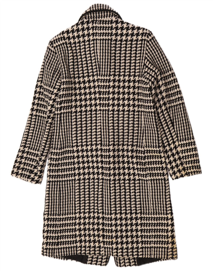 Penny Black Γυναικείο Πανωφόρι UK 10 Small Black Houndstooth Wool