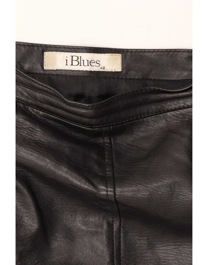 i Blues Γυναικεία Δερμάτινη Φούστα IT 42 Medium W28 Μαύρη