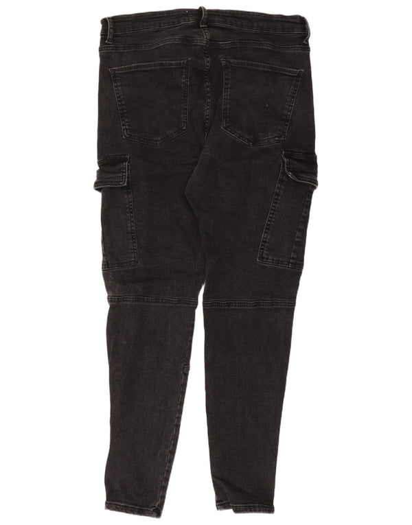 Zara Ανδρικό Cargo Skinny Jeans EU 44 Large W34 L28 Γκρι βαμβακερό