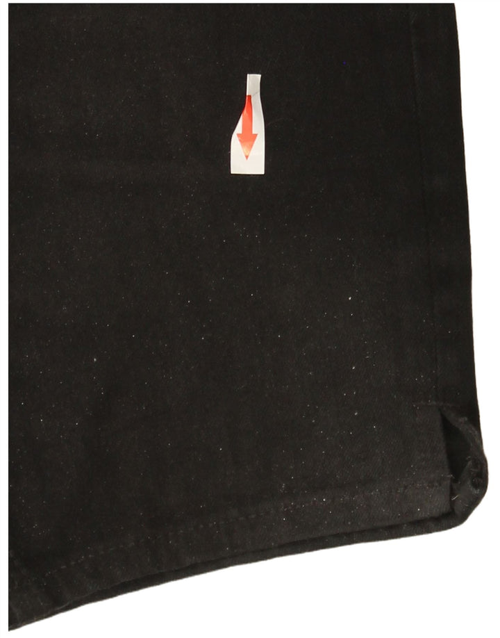 Marks & Spencer Γυναικείο τζιν βερμούδα UK 12 Medium W30 μαύρο βαμβακερό