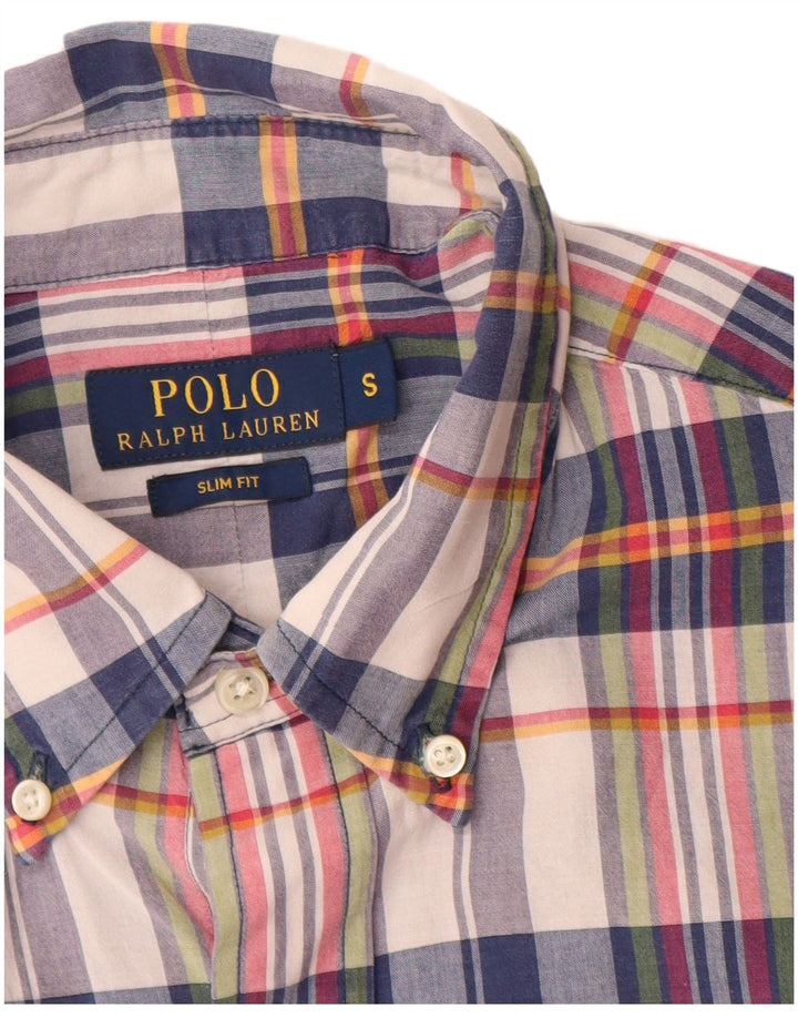 Ανδρικό πουκάμισο POLO RALPH LAUREN Slim Fit Μικρό πολύχρωμο καρό