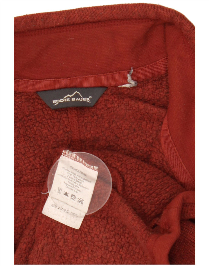 Ανδρικό φούτερ με φερμουάρ Eddie Bauer, μεσαίο μπορντό
