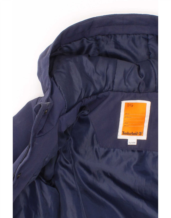 Μπουφάν Timberland Boys Hooded Podded Jacket 4-5 Years Navy Blue Polyester