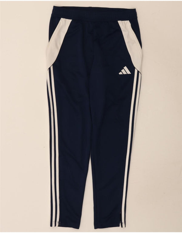 Ανδρικό παντελόνι αθλητικής φόρμας Adidas Aeroready Medium Navy Blue Colourblock