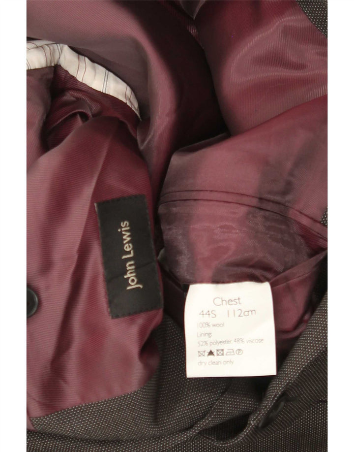 John Lewis Ανδρικό τζάκετ με 2 κουμπιά UK 40 Large Grey Wool