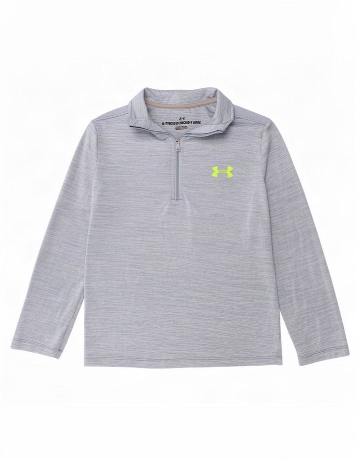 Under Armour Boys αθλητική φόρμα πουλόβερ με φερμουάρ 6-7 ετών με μπλε φλύκταινες
