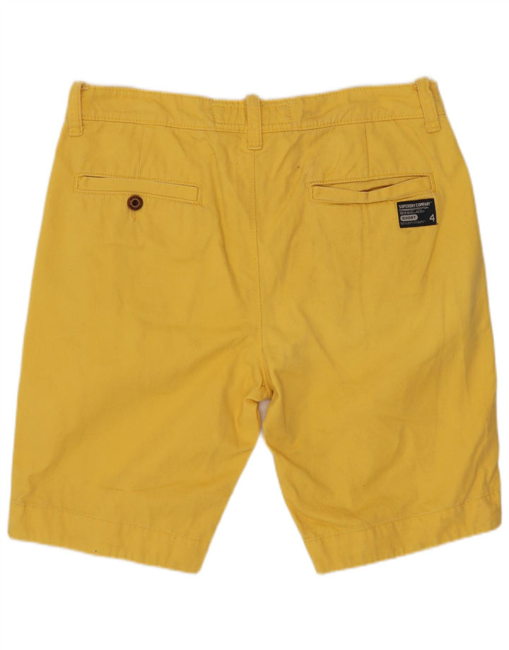 Ανδρικό σορτς Chino SUPERDRY Medium W32 Κίτρινο βαμβακερό