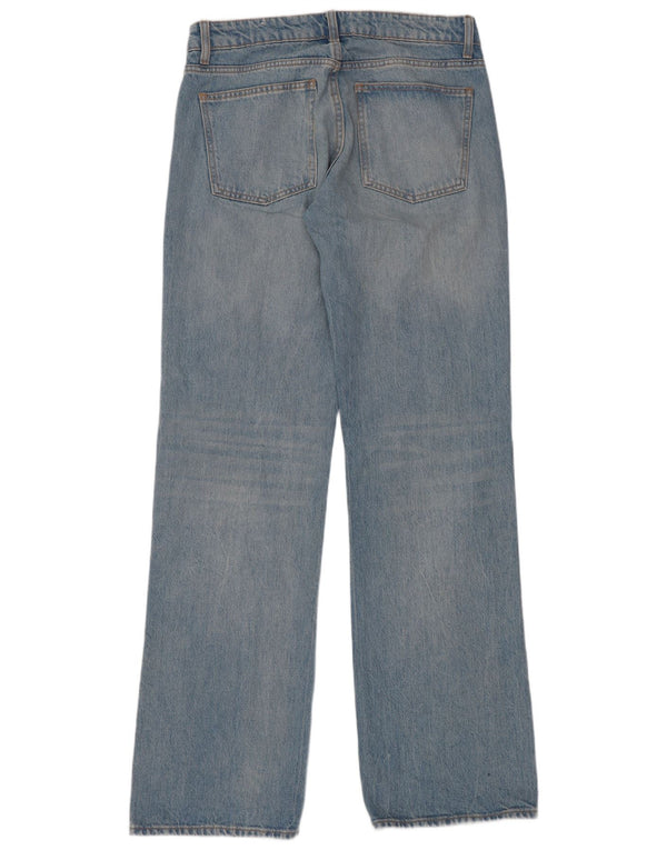 Zara Γυναικείο Straight Jeans EU 36 XS W26 L34 Μπλε βαμβακερό