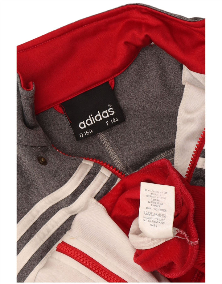 Adidas Boys αθλητική φόρμα 13-14 ετών γκρι πολυεστέρας