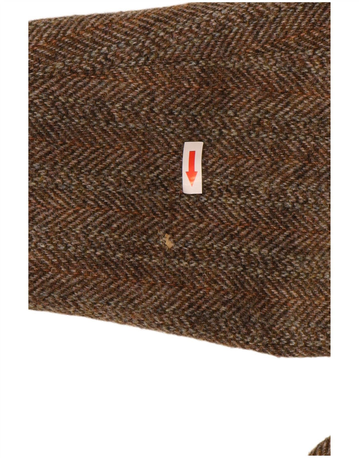 Ανδρικό μπουφάν Harris Tweed 2 Button Blazer UK 44 2XL Μαλλί από ψαροκόκκαλο καφέ
