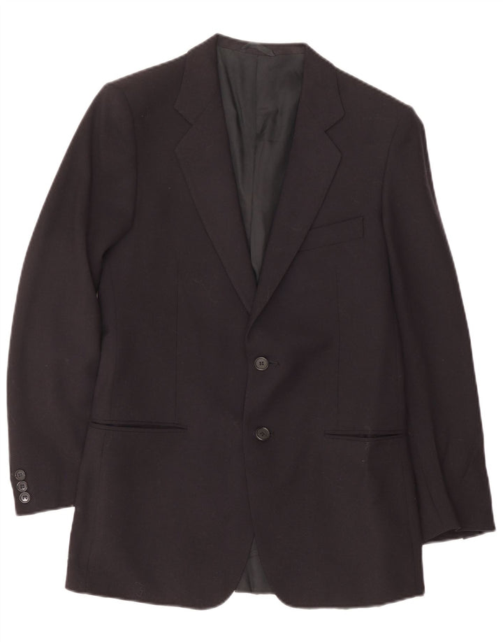 Vintage Ανδρικό τζάκετ Blazer 2 κουμπιών IT 46 Small Navy Blue Wool