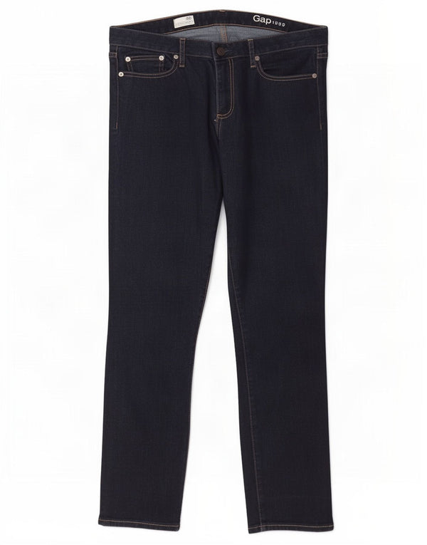 Gap Womens Skinny Jeans W30 L29 Navy Blue Cotton