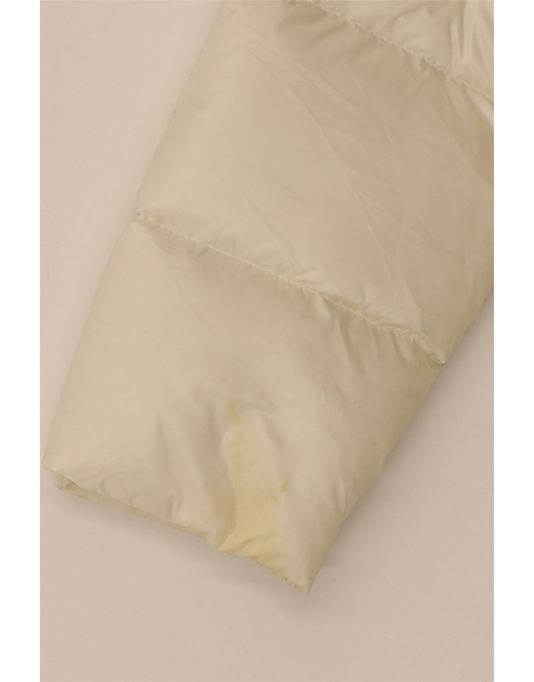 Blauer Γυναικείο παλτό με κουκούλα UK 16 Large White Polyamide