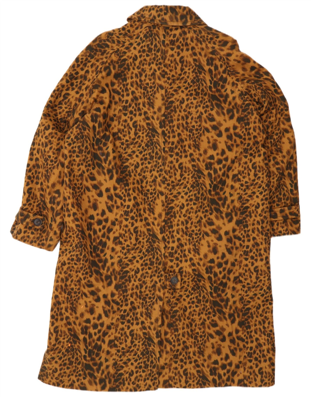 Zara Γυναικείο Oversized Πανωφόρι UK 14 Medium Brown Animal Print Βαμβακερό