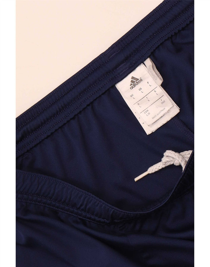 Ανδρικό αθλητικό σορτς Adidas Climalite Μεγάλο μπλε ναυτικό πολύχρωμο πολυεστέρα