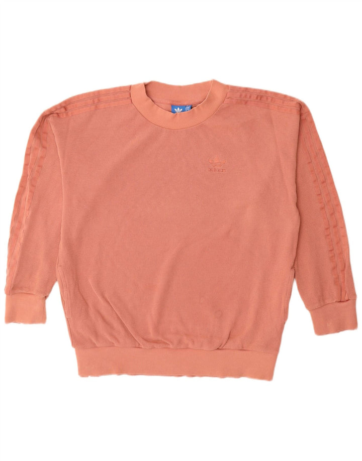 Γυναικείο φούτερ Adidas Oversized Jumper UK 10 Small Pink Βαμβακερό
