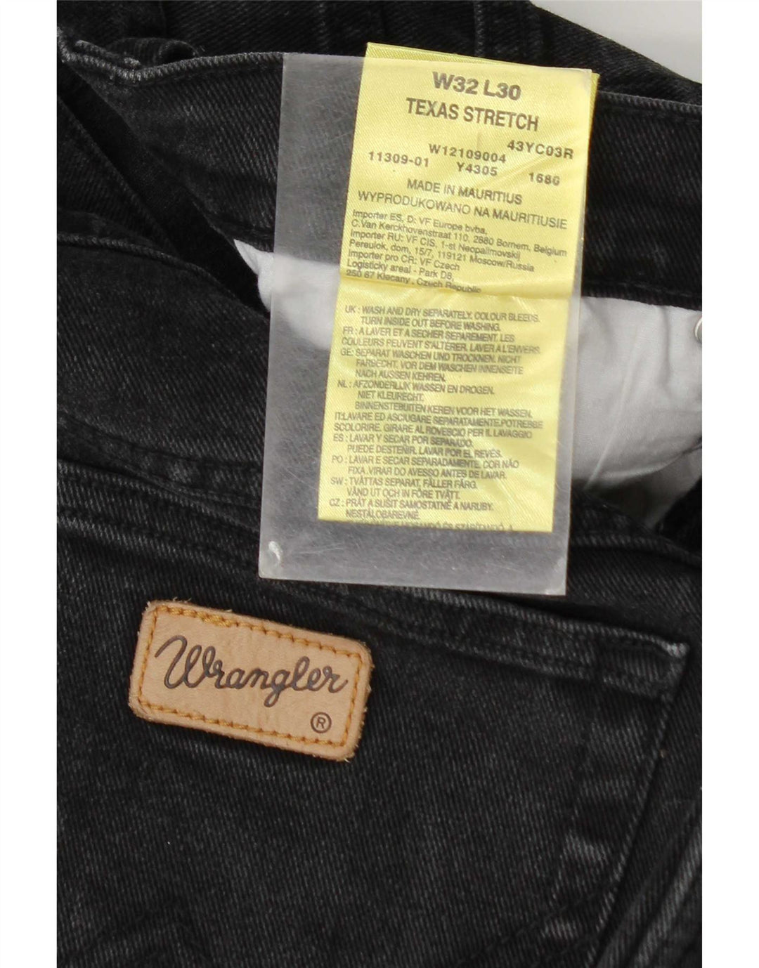 Wrangler Γυναικείο Texas Stretch ίσιο τζιν W32 L30 Γκρι βαμβακερό