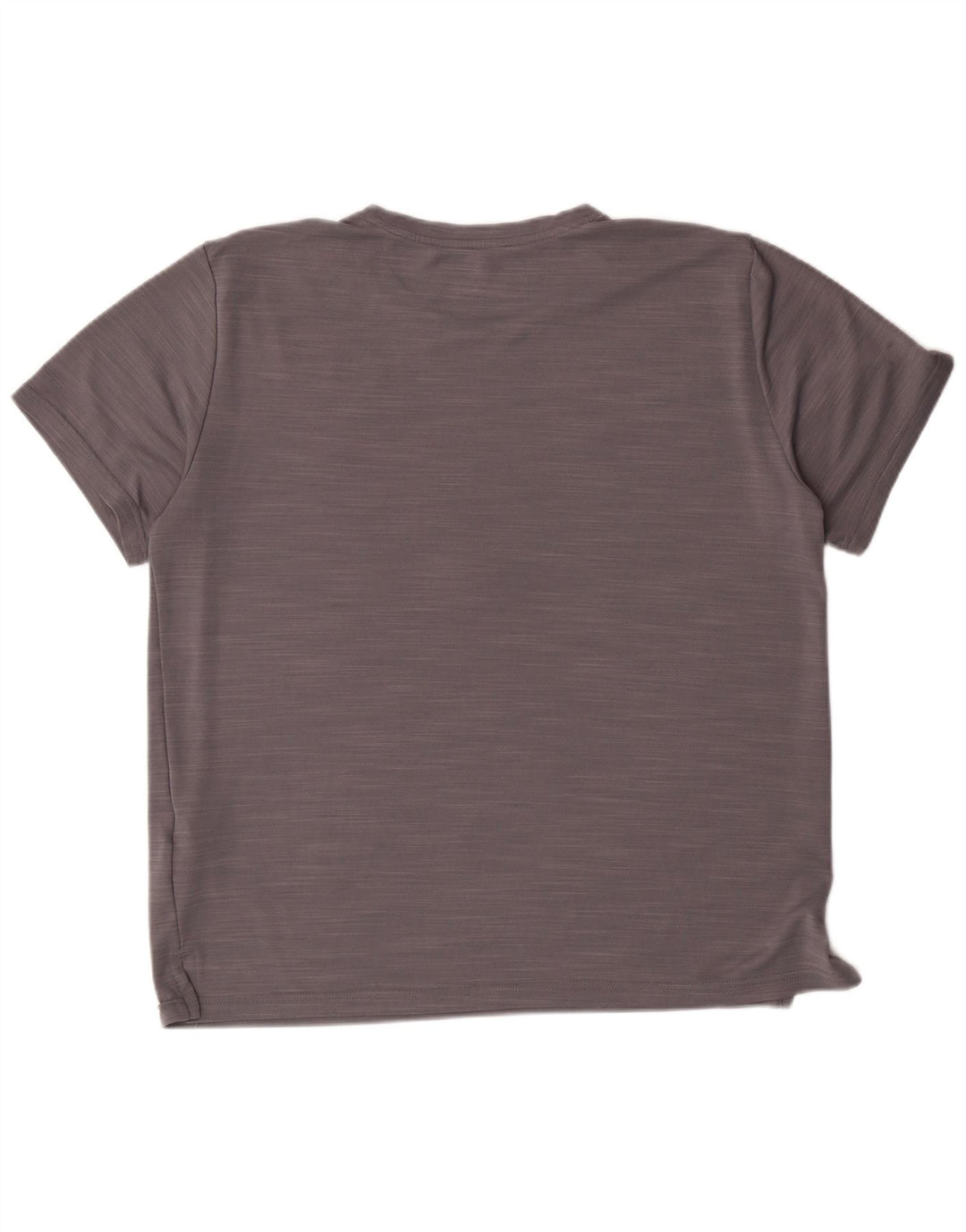 Γυναικείο μπλουζάκι NIKE Dri Fit Top UK 16 Large Grey Flecked Polyester