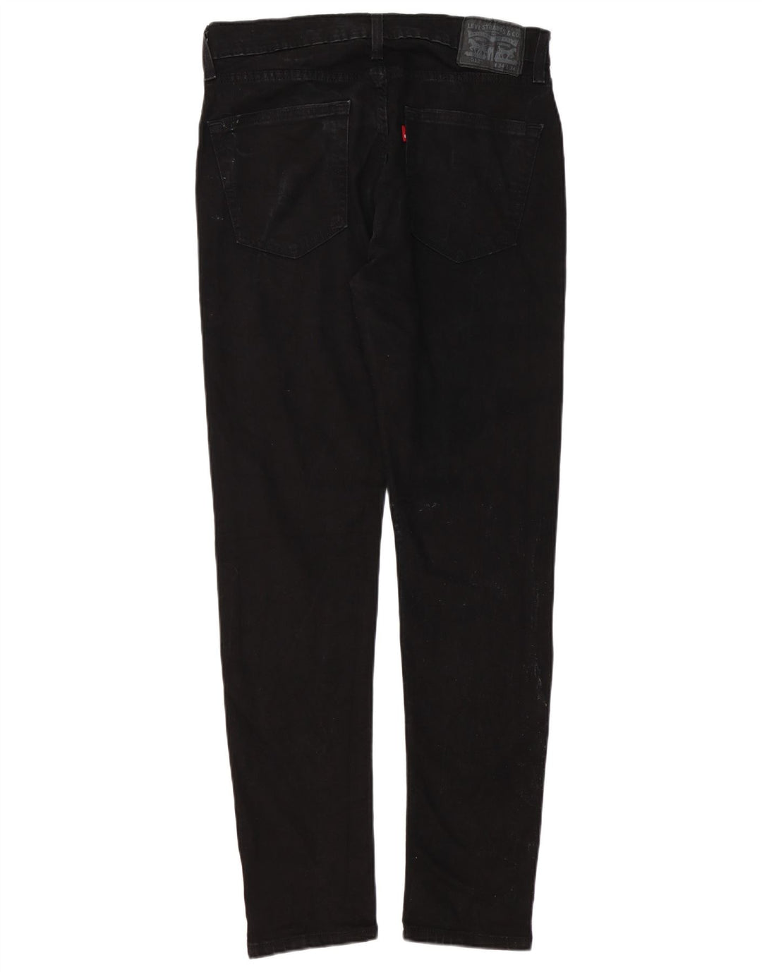 LEVI'S Mens 512 Slim Tapered Jeans W34 L32 Μαύρο βαμβακερό