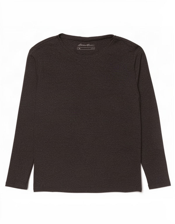 Eddie Bauer Γυναικείο τοπ μακρυμάνικο UK 16 μεγάλο γκρι βαμβακερό