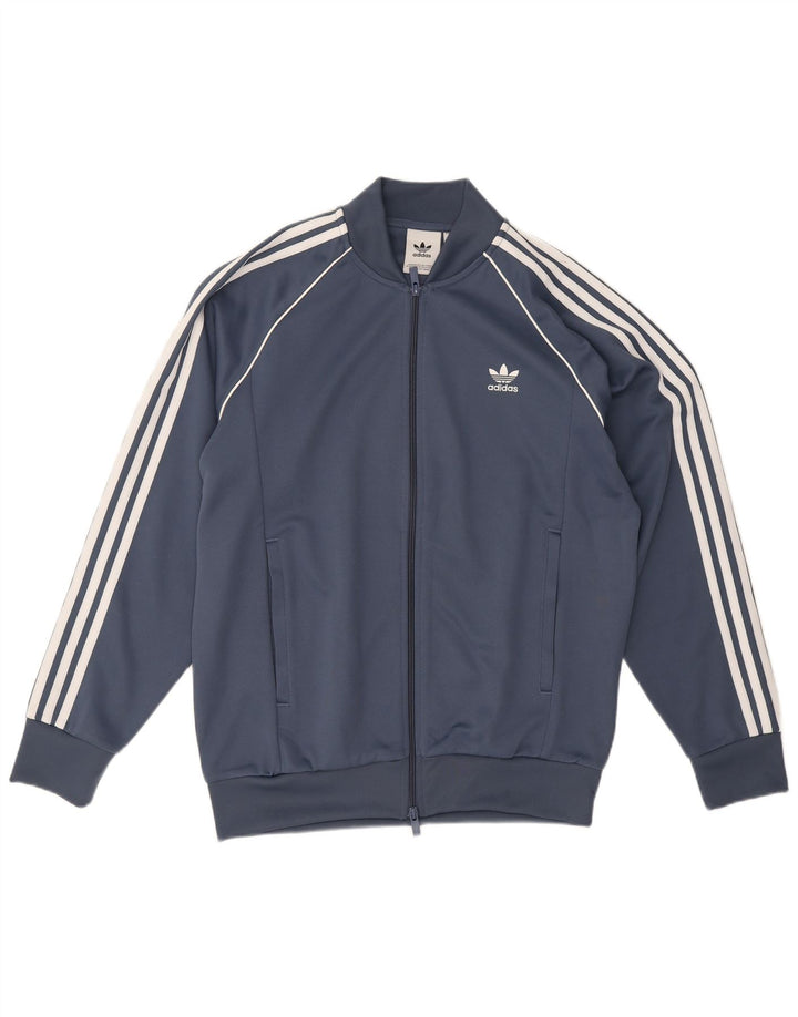 Ανδρική αθλητική φόρμα Adidas Top Jacket Large Navy Blue Polyester
