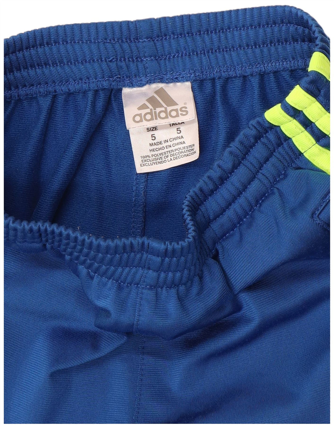 Παντελόνι αθλητικής φόρμας Adidas Boys 4-5 Years Blue Polyester
