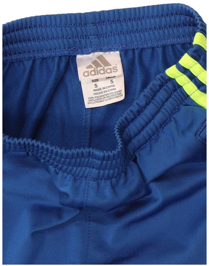 Παντελόνι αθλητικής φόρμας Adidas Boys 4-5 Years Blue Polyester