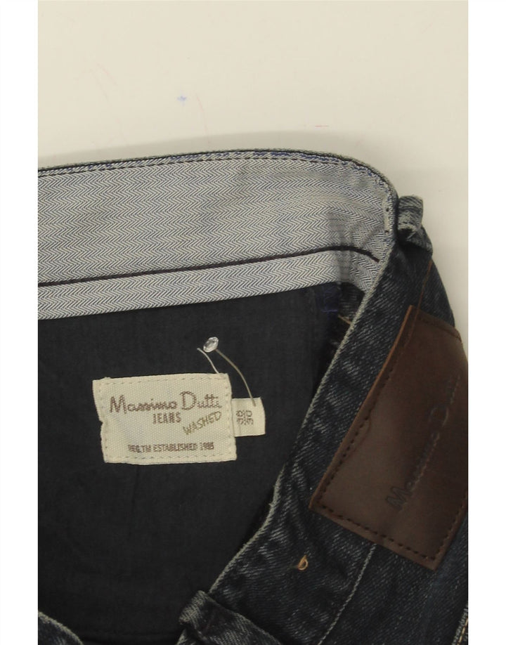 MASSIMO DUTTI Womens Straight Jeans EU 38 Small W30 L31 Blue Cotton Vintage Massimo Dutti and Second-Hand Massimo Dutti from Messina Hembry 
