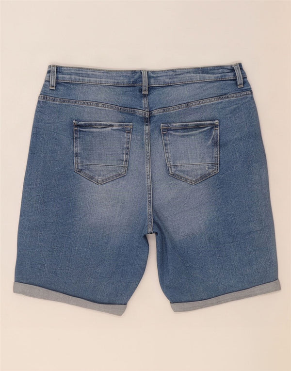 Ανδρικό τζιν σορτς Marks & Spencer UK 14 Medium W32 Μπλε βαμβακερό
