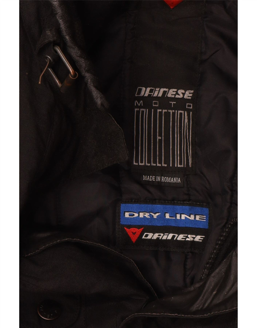 DAINESE Ανδρικό Μπουφάν Racer IT 48 4XL Μαύρο Nylon