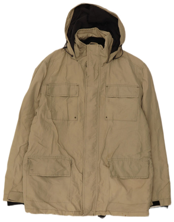 Ανδρικό μπουφάν Gap Hooded Utility UK 38 Medium Beige Polyester