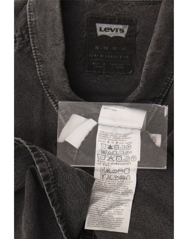 Ανδρικό τζιν πουκάμισο Levi's XL Γκρι βαμβακερό