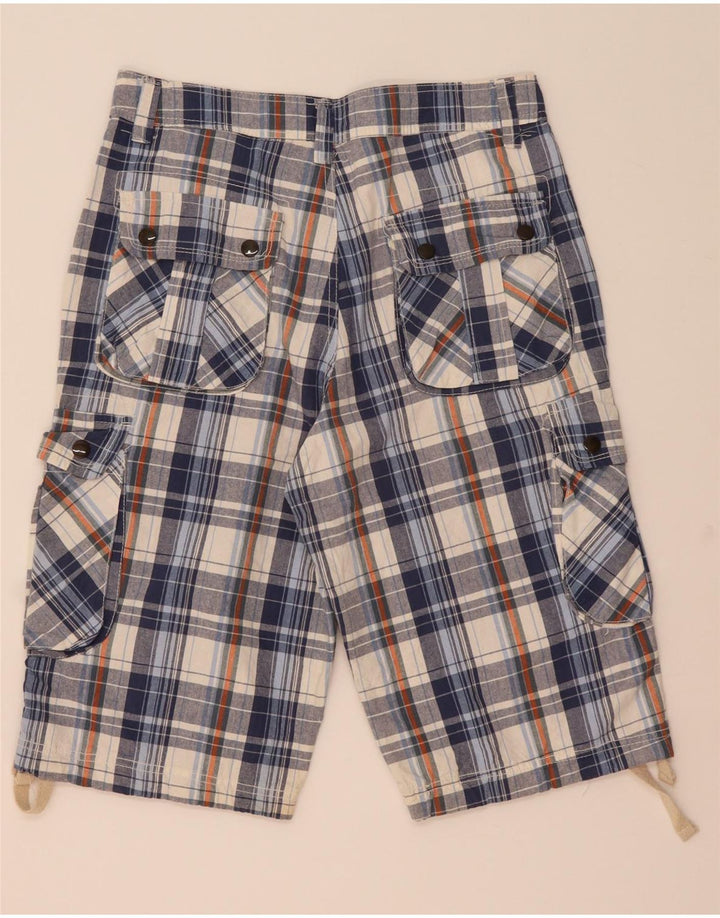 Vintage Ανδρικό σορτς Cargo W34 Large Blue Check