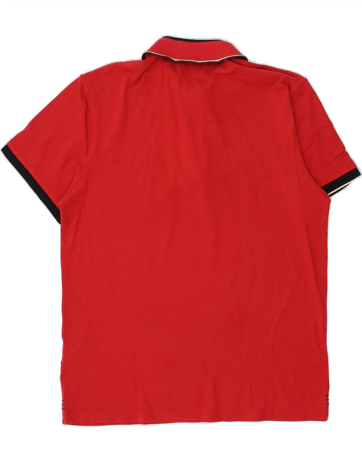 GAS Mens Polo Shirt 2XL Red Cotton | Vintage Gas | Thrift | Second-Hand Gas | Used Clothing | Messina Hembry 