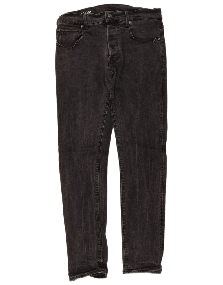 Ανδρικό Slim Jeans G-Star W33 L32 Μαύρο