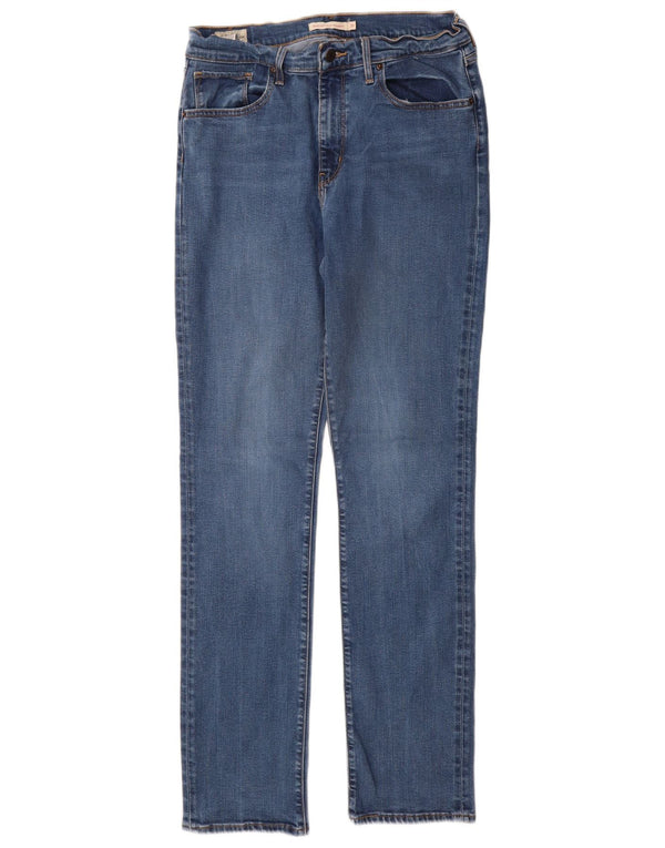 Γυναικείο τζιν Levi's 724 High Rise Straight Jeans W31 L32 Blue Lyocell