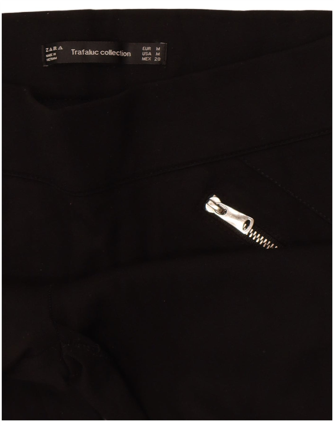 Zara Γυναικείο Trafaluc Crop κολάν Medium W28 L26 Μαύρο