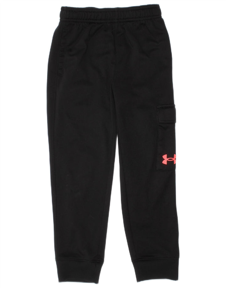 Under Armour Boys Cargo Tracksuit Trousers Joggers 4-5 Years Μαύρο