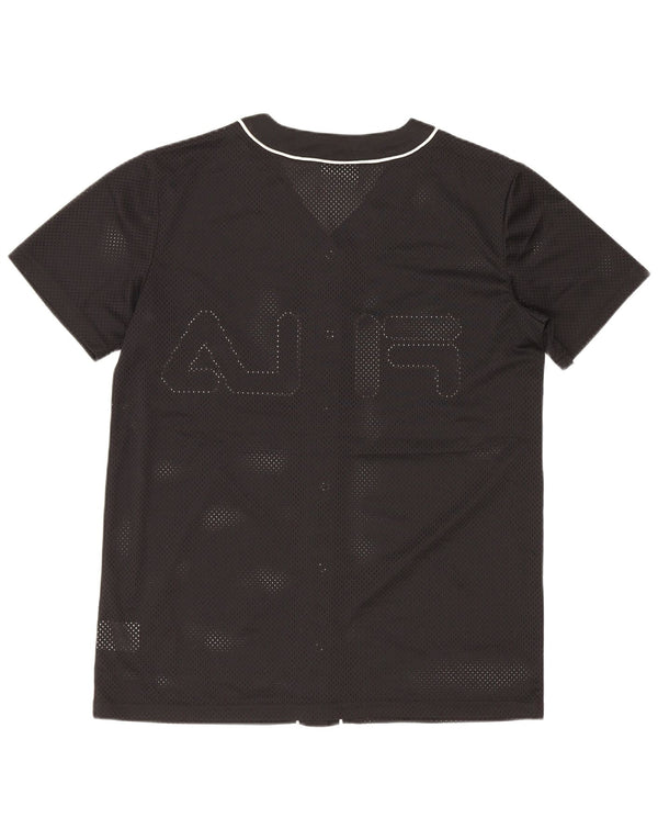 Fila Γυναικείο γραφικό Oversized Jersey Top 6 XS μαύρο πολυεστέρα