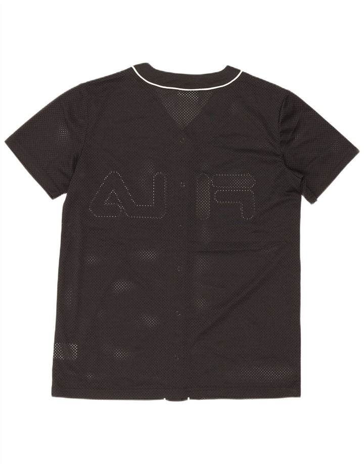 Fila Γυναικείο γραφικό Oversized Jersey Top 6 XS μαύρο πολυεστέρα