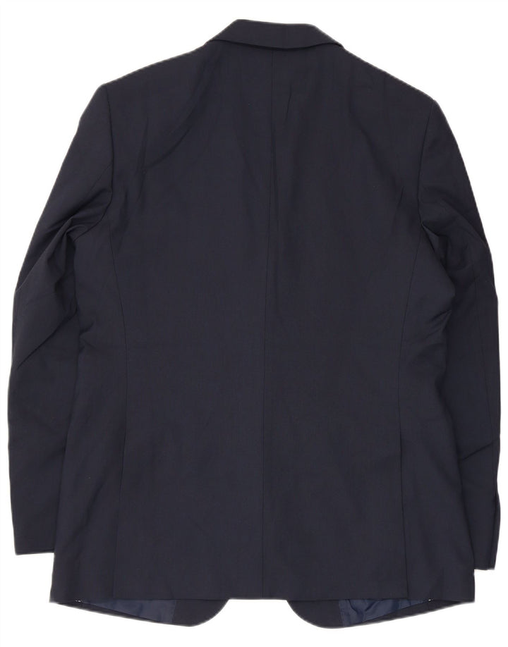 Marks & Spencer Ανδρικό μπλέιζερ με 2 κουμπιά μπουφάν UK 40 Large Navy Blue Polyester