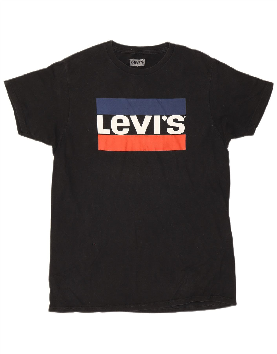 Ανδρικό γραφικό T-Shirt Levi's Top Medium Μαύρο