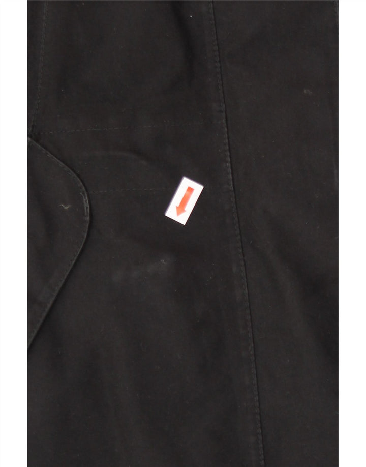 Jack Wolfskin Γυναικείο παλτό αντιανεμικό UK 12/14 Μεσαίο μαύρο πολυεστέρα
