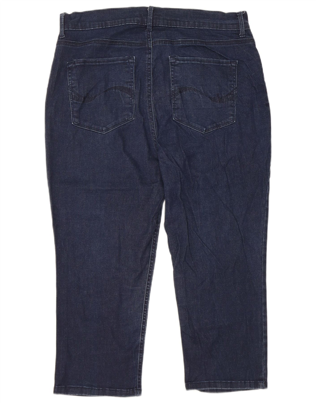 LEE Γυναικείο Easy Fit Ψηλόμεσο Κάπρι Τζιν US 16 2XL W34 L21 Navy Blue