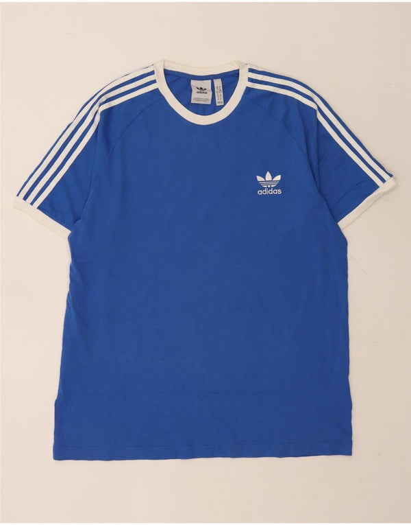 Ανδρικό T-Shirt Adidas Top XL Μπλε βαμβακερό